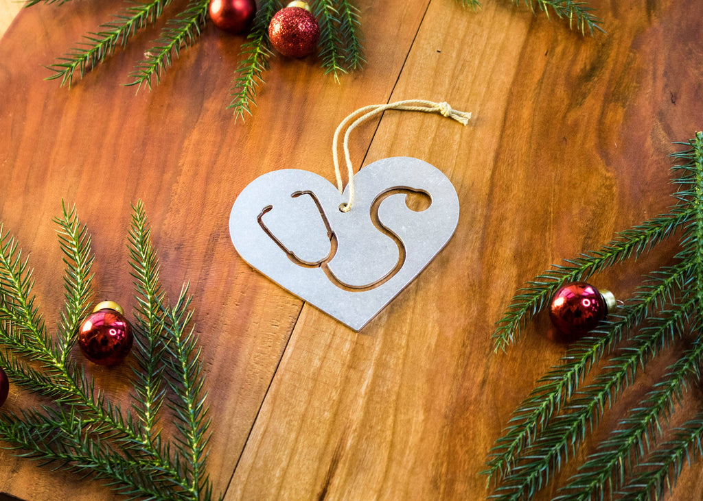 Stethoscope Handmade Aluminum Ornament