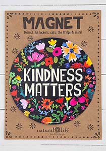 Kindness Matters Circle Car Magnet
