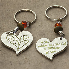 You Make The World Better Token Keychain