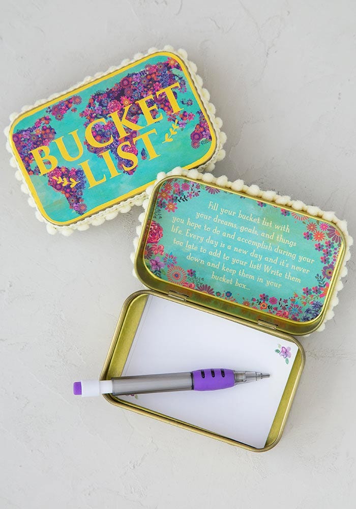 Bucket List Map Prayer Box