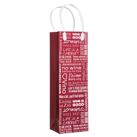 Wine Words Wine Gift Bag