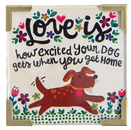 Corner Magnet Love Dogs