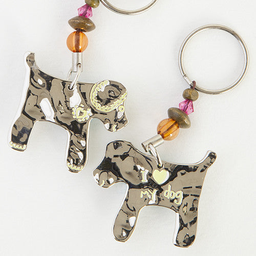 dog token keychain