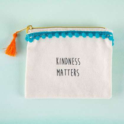 Tassel Pouch Kindness Matters