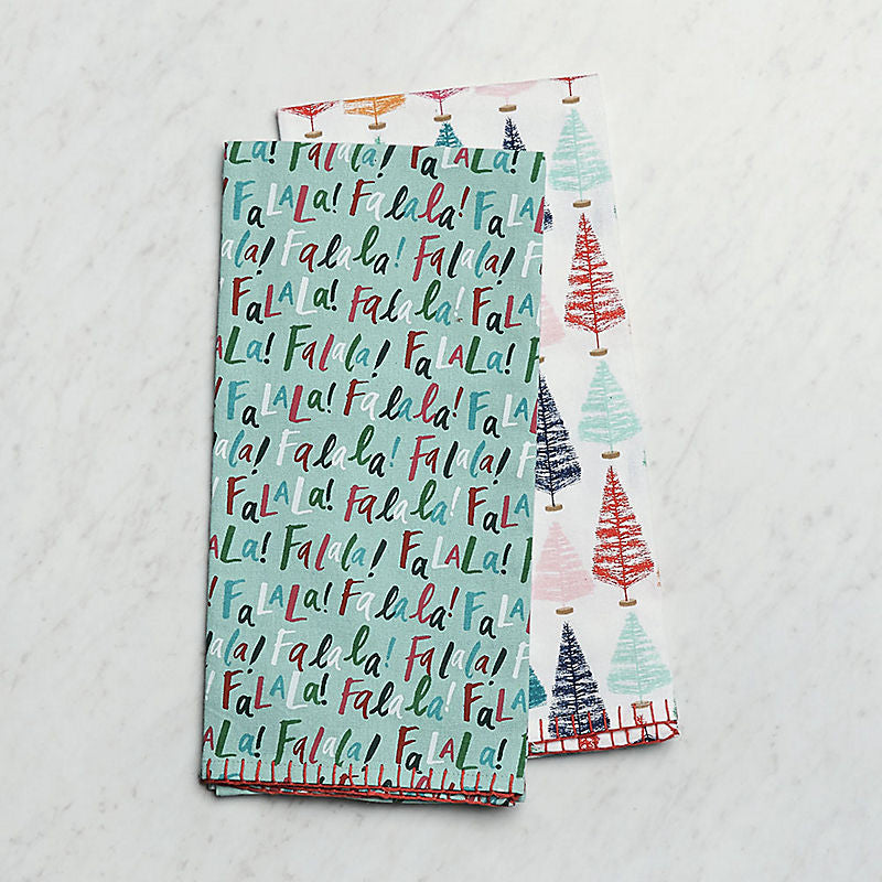 Colorful Holiday Tea Towel