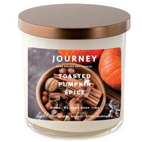 Toasted Pumpkin Spice Journey Soy Candle