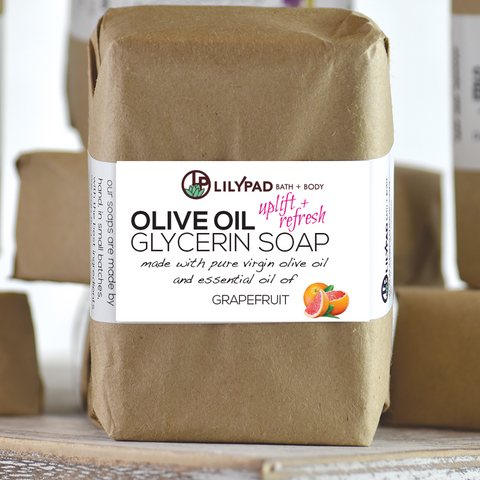 Uplift and Refresh Grapefruit Olive Oil Bath Bar