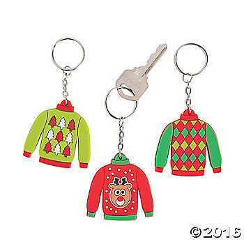 Ugly Sweater Key Chains