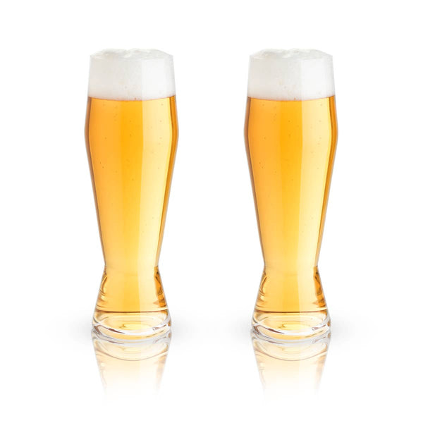 Crystal Weizen Glasses