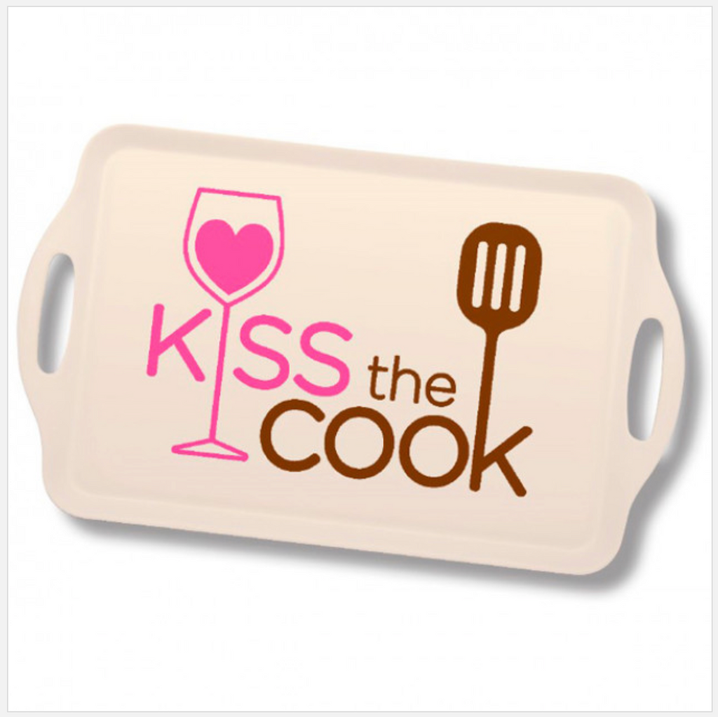 Kiss The Cook Serving Tray