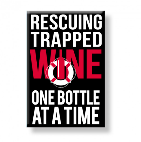 Trapped Wine Magnet