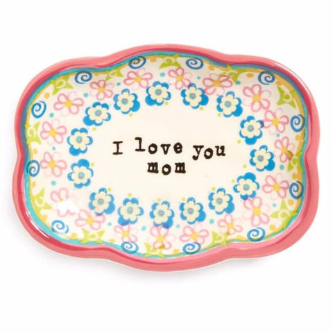 I Love You Mom Trinket Dish