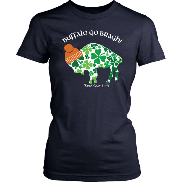 Buffalo Go Bragh! Rock Salt Life© District Womens T-Shirt