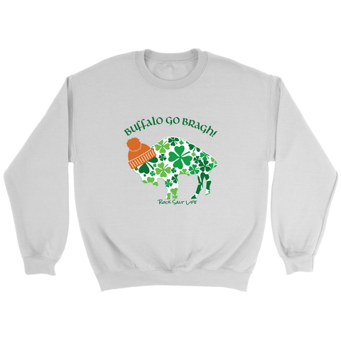 Buffalo Go Bragh! Rock Salt Life©  Unisex Crewneck Sweatshirt