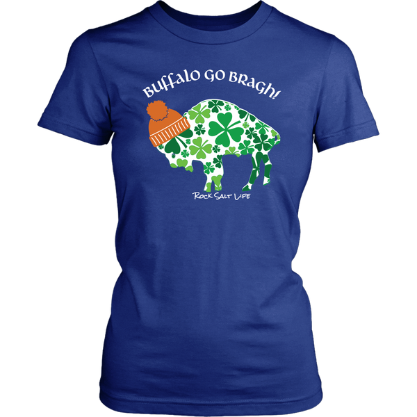 Buffalo Go Bragh! Rock Salt Life© District Womens T-Shirt