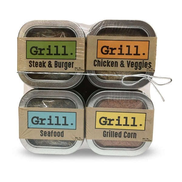 Peppered Garlic Steak + Burger Spice Rub Tin