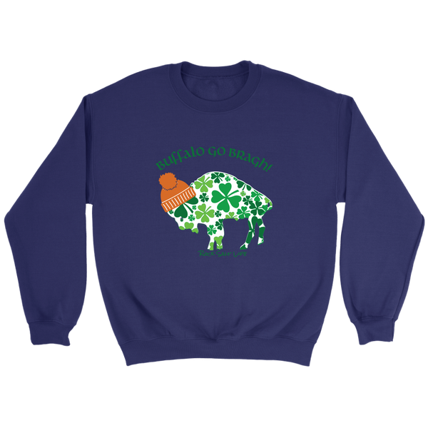 Buffalo Go Bragh! Rock Salt Life©  Unisex Crewneck Sweatshirt