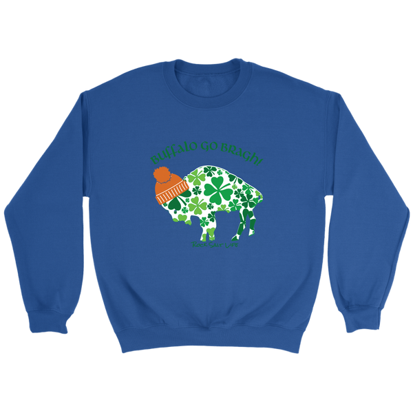 Buffalo Go Bragh! Rock Salt Life©  Unisex Crewneck Sweatshirt
