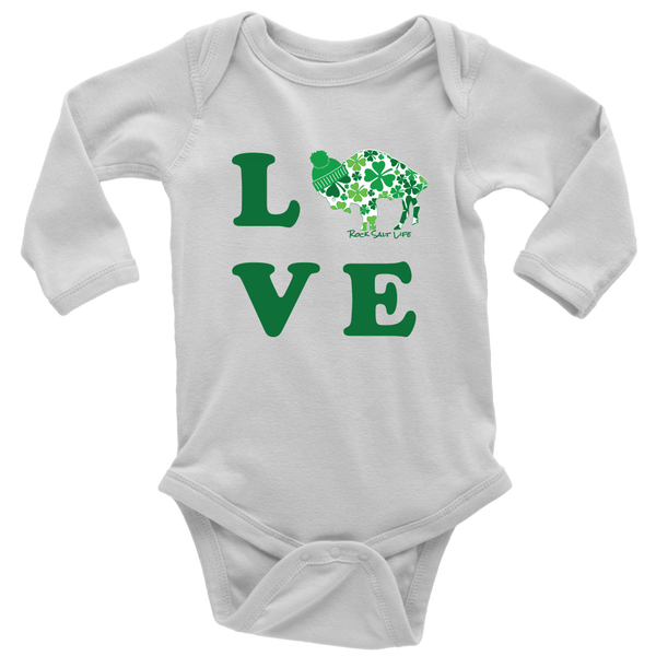 Lucky In Love BuffaLove Baby Bodysuit