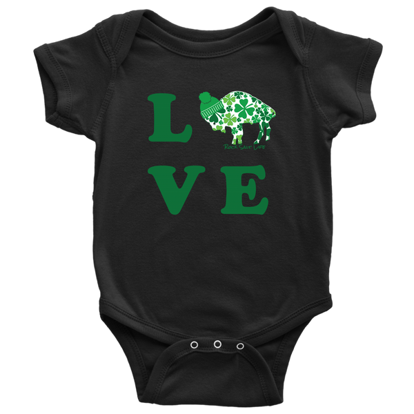 Lucky In Love BuffaLove Baby Bodysuit