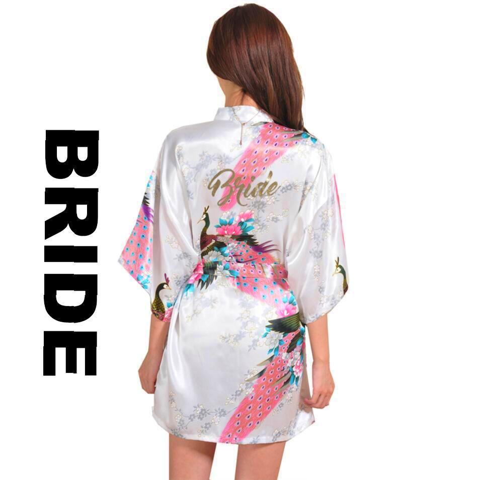 Bridal Robe Bride White Kimono