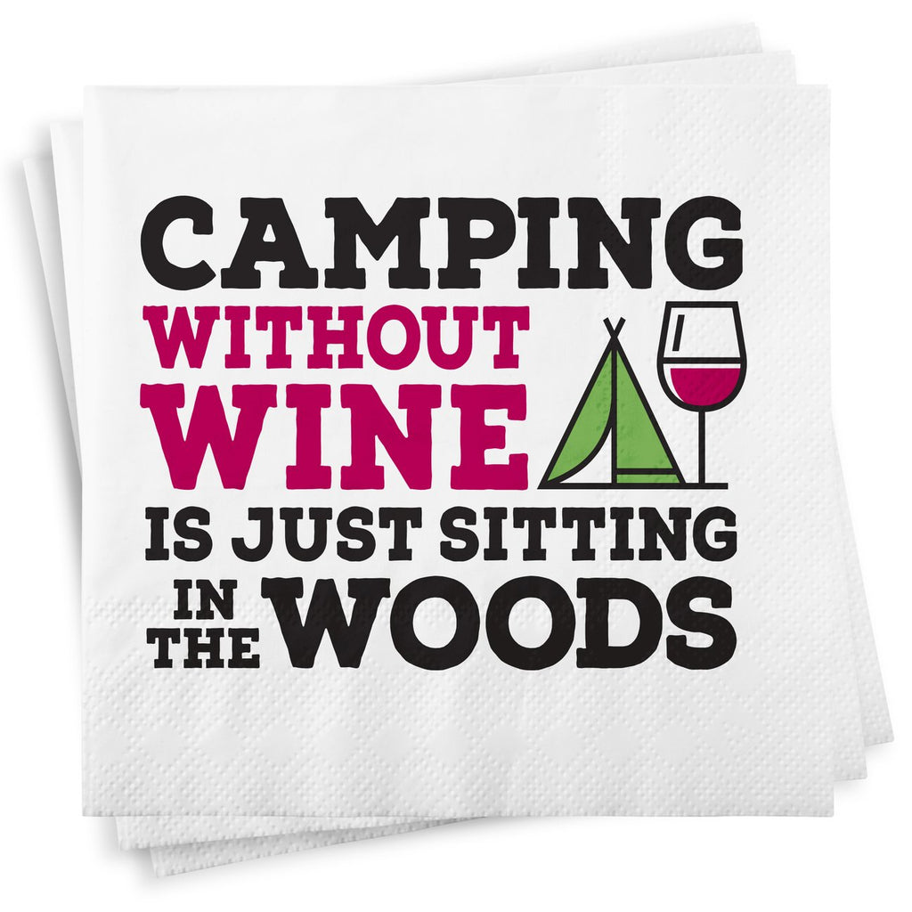 Camping Wine Napkins