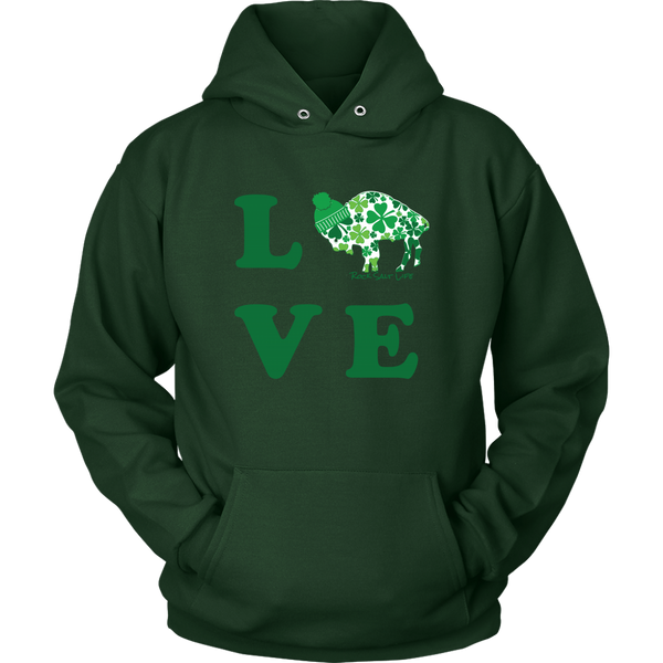 Lucky in BuffaLove Unisex Hoodie