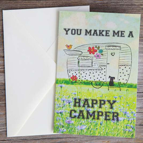 Happy Camper Greeting Card