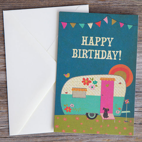 Happy Birthday Camper Card