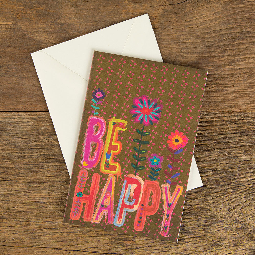 Be Happy Greeting Card
