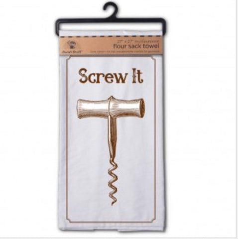 Screw It Flour Sack Towel