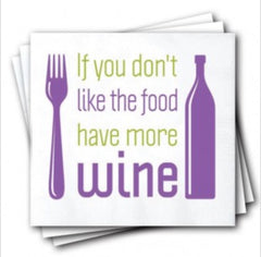 Don't Like The Food Napkins