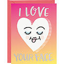 Love Your Face Card - A2