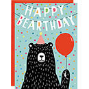 Happy Bearthday Card - A6