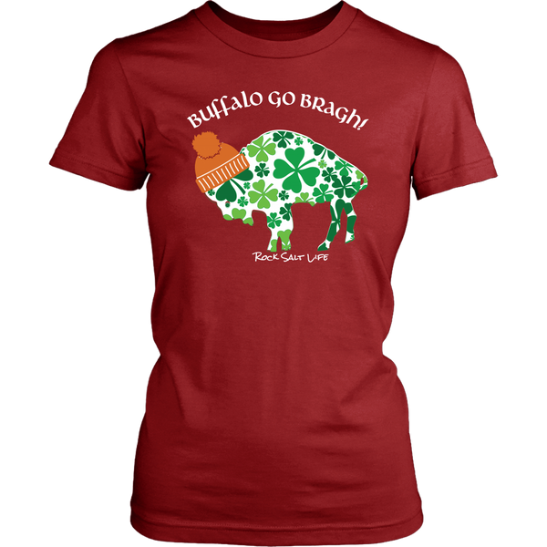 Buffalo Go Bragh! Rock Salt Life© District Womens T-Shirt