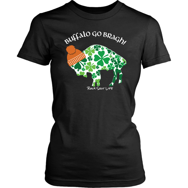 Buffalo Go Bragh! Rock Salt Life© District Womens T-Shirt