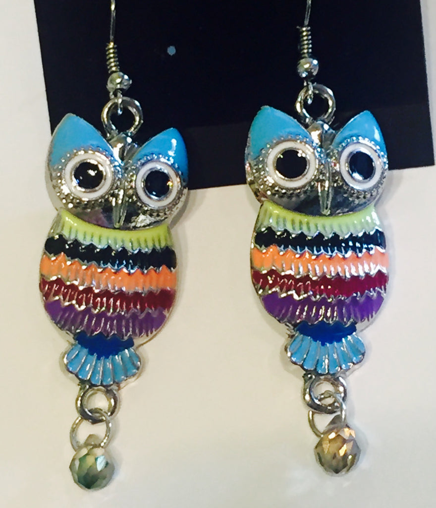 What a HOOT Fancy Owl Earrings