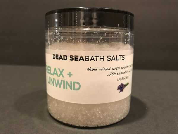 Handmade All  Natural Lavender Dead Sea Bath Salts