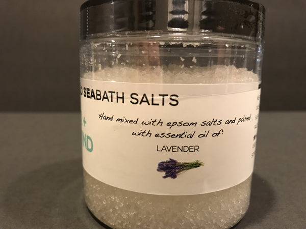 Handmade All  Natural Lavender Dead Sea Bath Salts