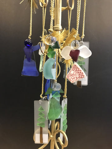 Artisan Made Lake Erie Beach Glass Ornaments