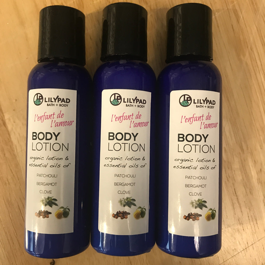 L'enfant deL'amour Organic Hand and Body Lotion with Essential Oils
