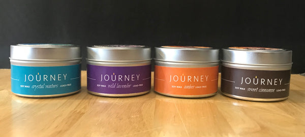 4 oz Wild Lavender Journey Travel Candles