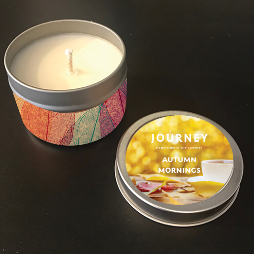 Autumn Morning Journey Candle Tin