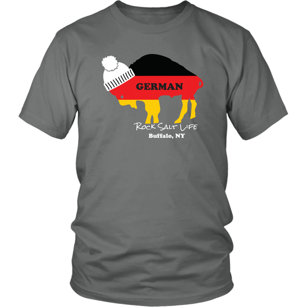 German Buffalo Pride Rock Salt Life T Shirt-Free Shipping