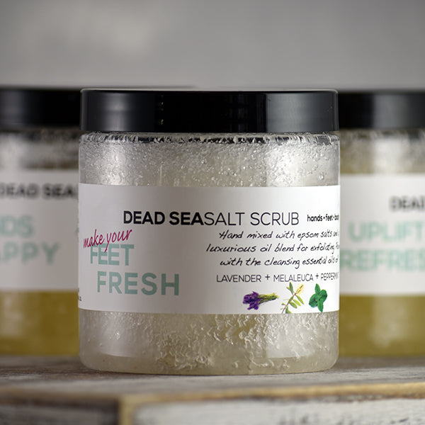 Handmade All-Natural Dead Sea Salt Scrubs