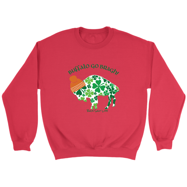 Buffalo Go Bragh! Rock Salt Life©  Unisex Crewneck Sweatshirt