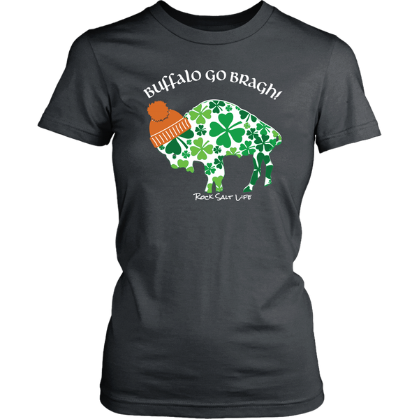 Buffalo Go Bragh! Rock Salt Life© District Womens T-Shirt