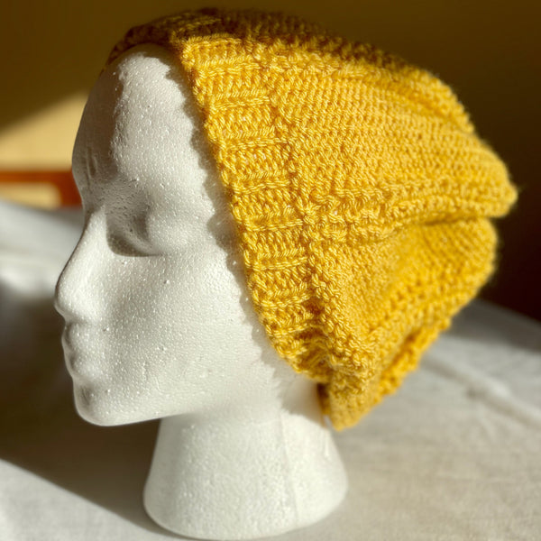 Hand Knitted Unisex XL Slouchy Beanies