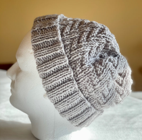 Hand Knitted Unisex Slouchy Beanies