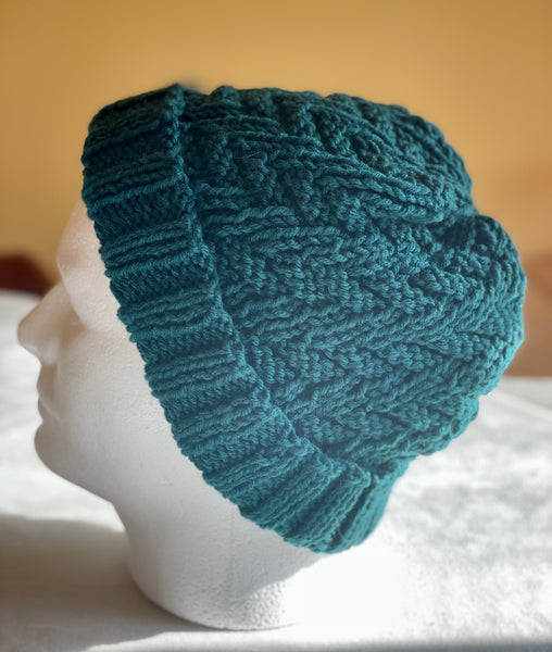 Hand Knitted Unisex Slouchy Beanies